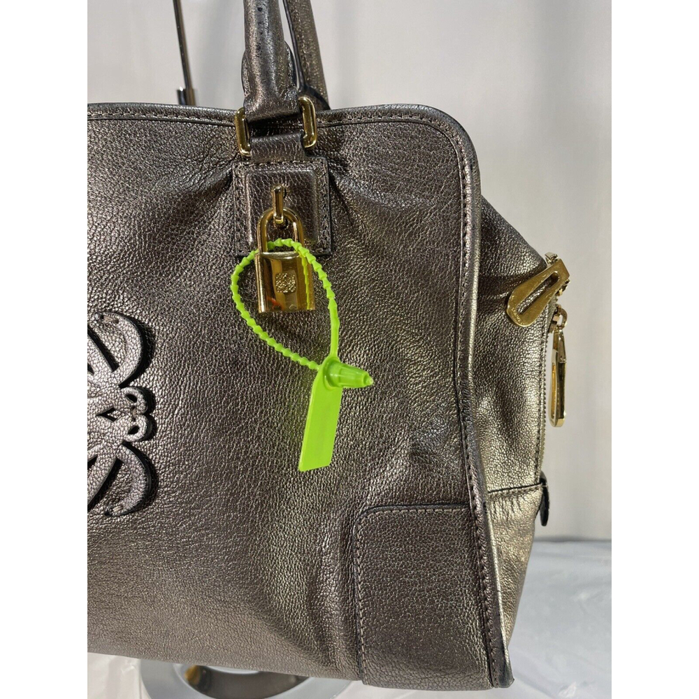 Loewe Amazona Bronze Goatskin Tote/Shoulder Handbag - Picture 3 of 9